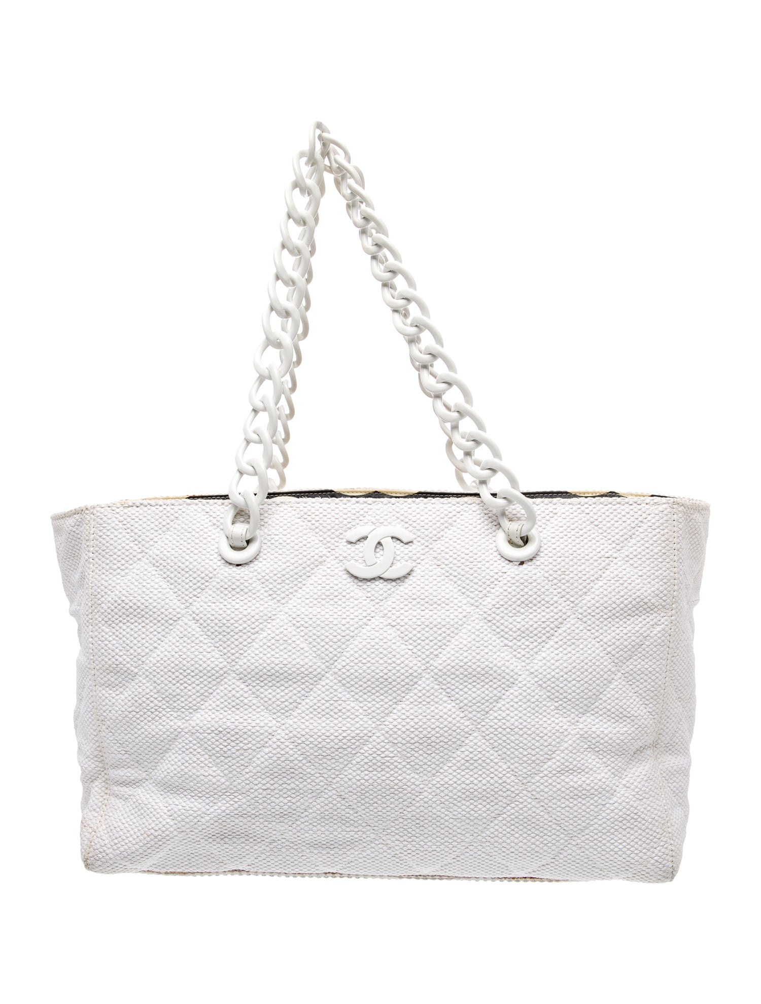 Chanel Raffia CC Tote