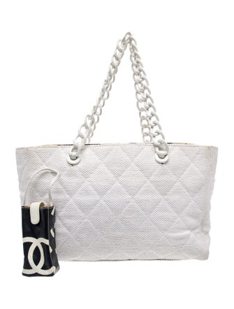 Chanel Raffia CC Tote
