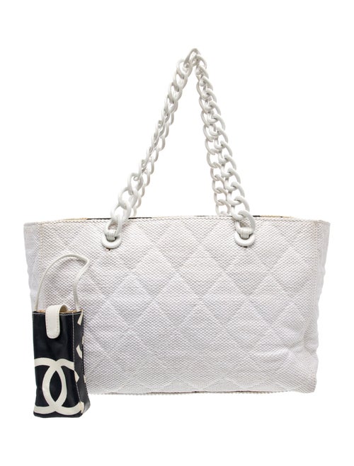 Chanel Raffia CC Tote