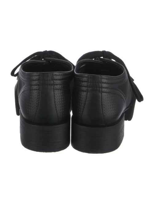 Chanel Interlocking CC Logo Leather Oxfords