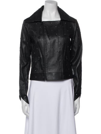 Chanel 2017 Leather Biker Jacket