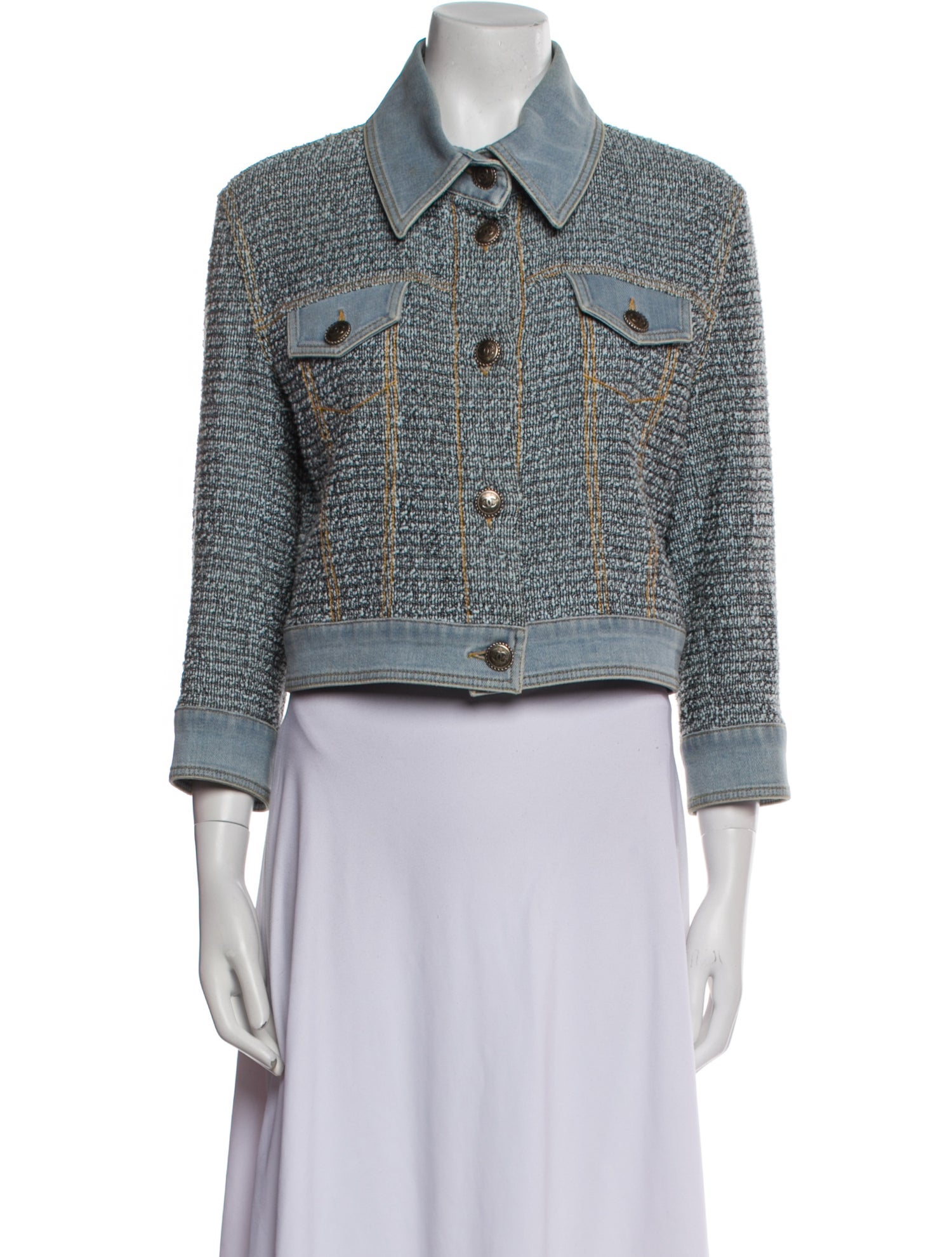 Chanel 2018 Tweed Pattern Blazer