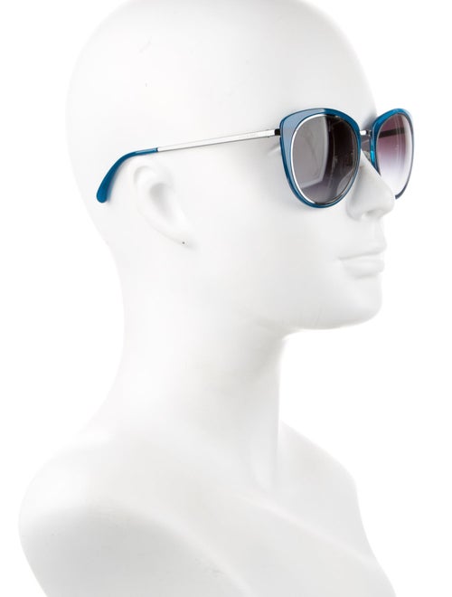 Chanel Interlocking CC Logo Cat-Eye Sunglasses