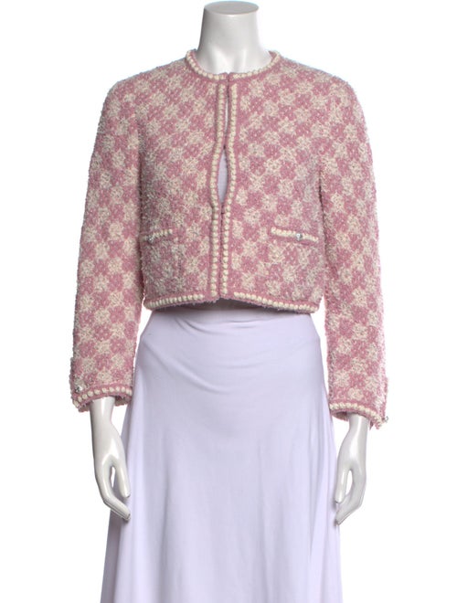 Chanel 2023 Plaid Print Sweater