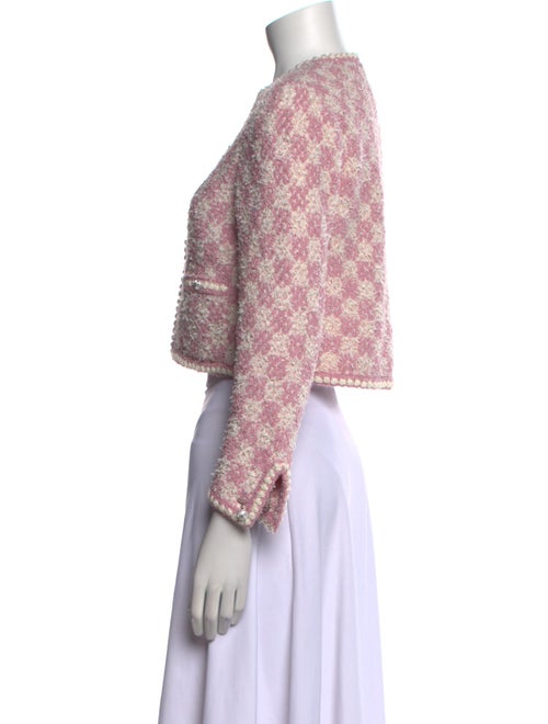 Chanel 2023 Plaid Print Sweater