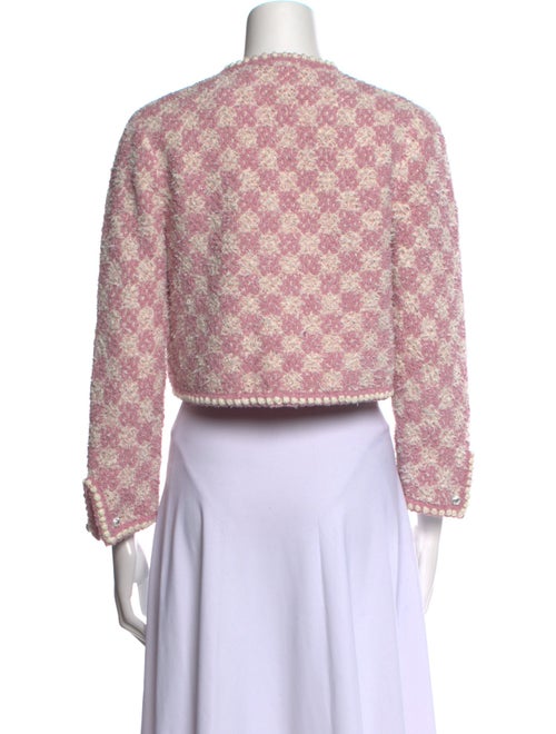 Chanel 2023 Plaid Print Sweater