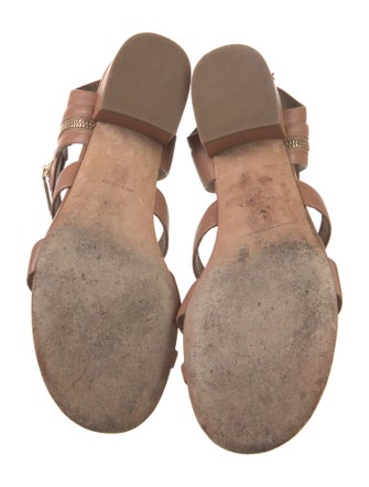 Chanel 2018 Interlocking CC Logo Gladiator Sandals