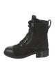 Chanel 2018 Interlocking CC Logo Combat Boots