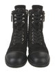 Chanel 2018 Interlocking CC Logo Combat Boots
