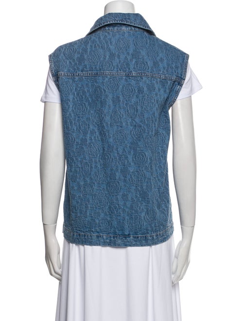 Chanel 2023 Short Sleeve Button-Up Top