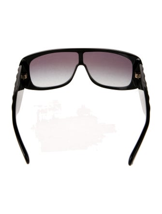 Chanel Interlocking CC Logo Shield Sunglasses