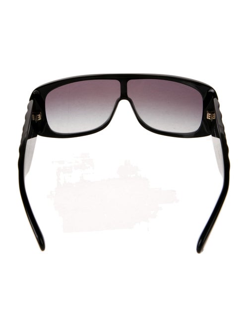 Chanel Interlocking CC Logo Shield Sunglasses