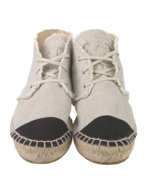 Chanel 2015 Interlocking CC Logo Espadrille Sneakers