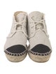 Chanel 2015 Interlocking CC Logo Espadrille Sneakers