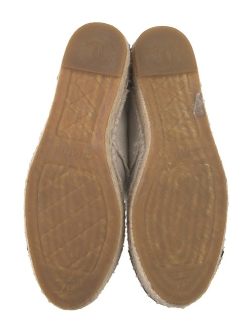 Chanel 2015 Interlocking CC Logo Espadrille Sneakers