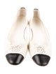 Chanel 2014 Interlocking CC Logo Ballet Flats