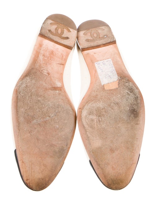 Chanel 2014 Interlocking CC Logo Ballet Flats