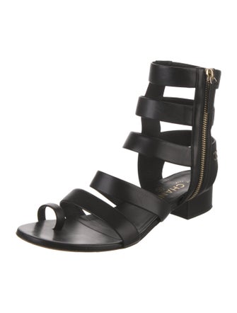 Chanel 2018 Interlocking CC Logo Gladiator Sandals