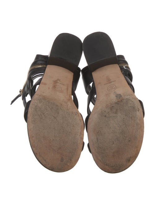 Chanel 2018 Interlocking CC Logo Gladiator Sandals