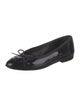 Chanel Interlocking CC Logo Patent Leather Ballet Flats