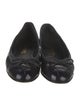 Chanel Interlocking CC Logo Patent Leather Ballet Flats
