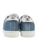 Chanel Interlocking CC Logo Suede Sneakers
