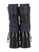 Chanel 2022 Interlocking CC Logo Combat Boots