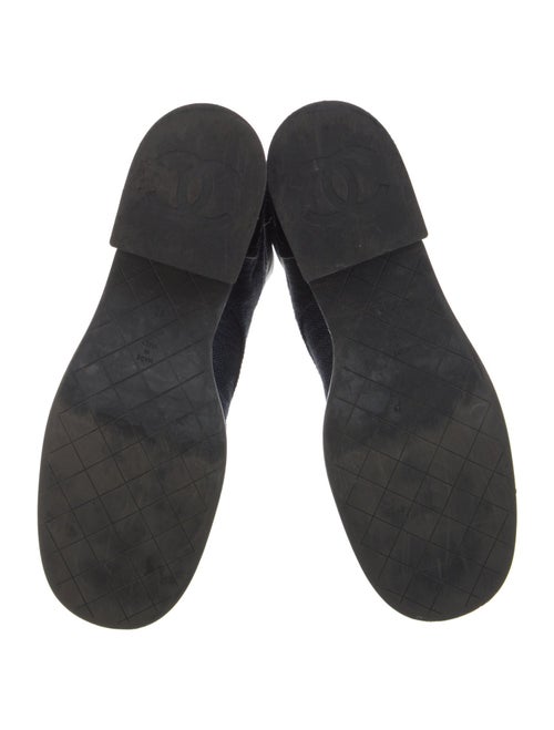 Chanel 2022 Interlocking CC Logo Combat Boots