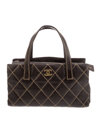 Chanel Surpique Bowler Bag