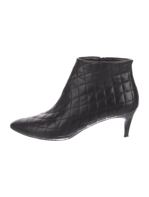Chanel 2015 Faux Pearl Accents Boots