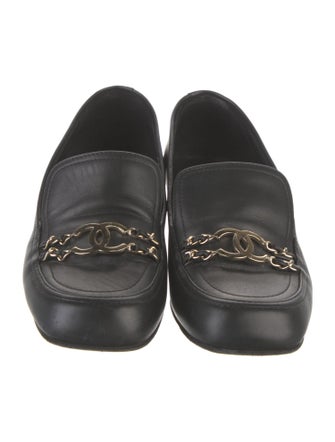 Chanel 2016 Interlocking CC Logo Loafers