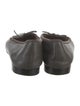 Chanel Interlocking CC Logo Leather Ballet Flats