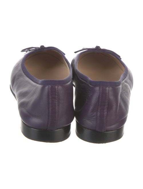 Chanel 2008 Interlocking CC Logo Ballet Flats