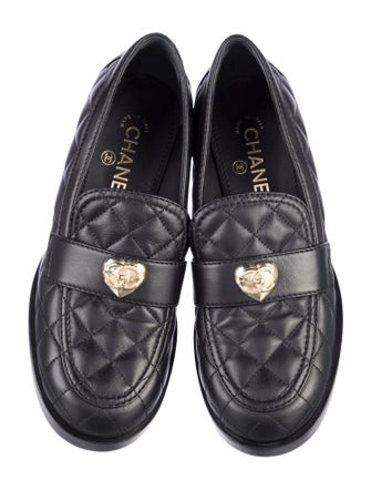 Chanel 2023 Interlocking CC Logo Loafers