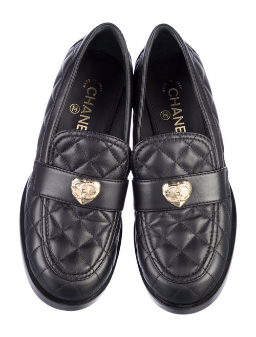 Chanel 2023 Interlocking CC Logo Loafers
