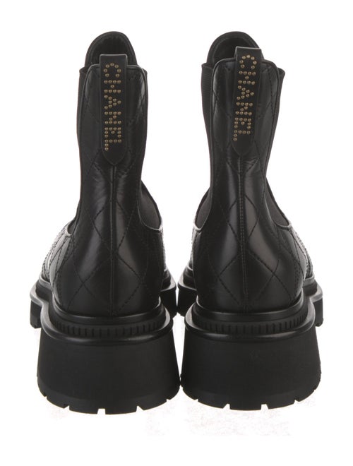 Chanel 2023 Quilted Pattern Chelsea Boots