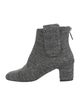 Chanel Interlocking CC Logo Wool Boots