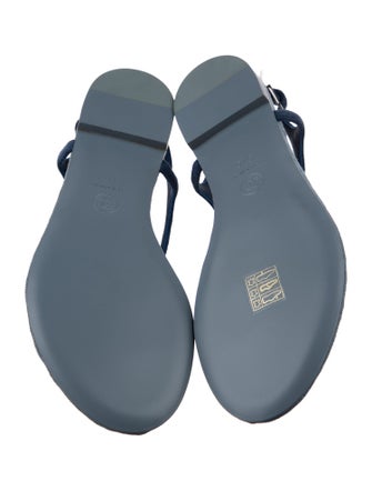 Chanel 2018 Interlocking CC Logo T-Strap Sandals