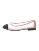 Chanel Interlocking CC Logo Mesh Ballet Flats
