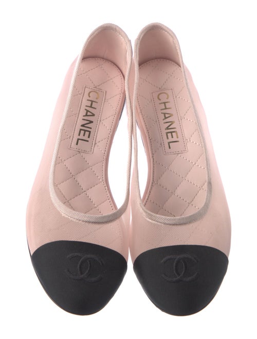 Chanel Interlocking CC Logo Mesh Ballet Flats