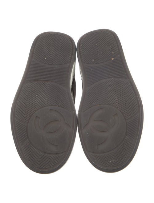 Chanel Interlocking CC Logo Suede Sneakers