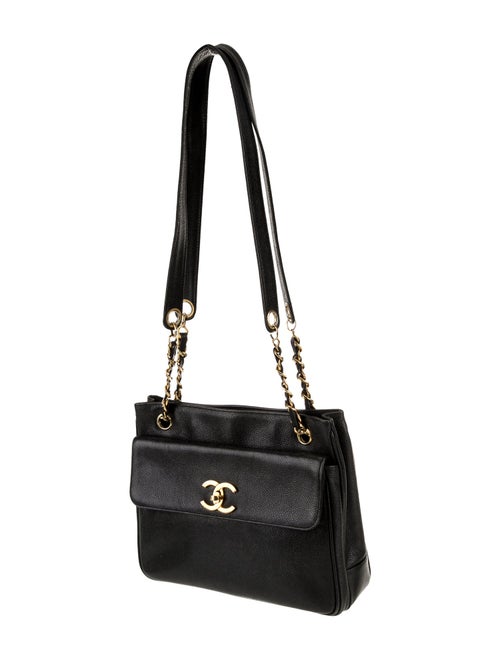 Chanel CC Caviar Shoulder Bag