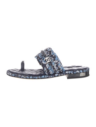 Chanel 2020 Interlocking CC Logo Slides