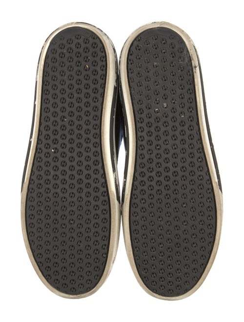 Chanel Interlocking CC Logo Velvet Sneakers