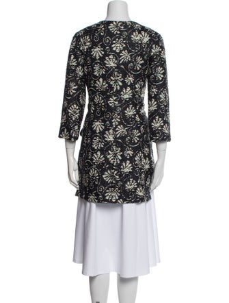 Chanel 2018 Floral Print Coat