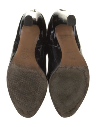 Chanel Interlocking CC Logo Patent Leather Sock Boots