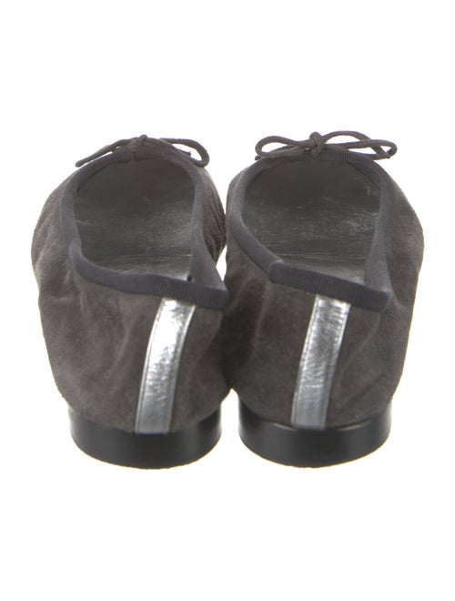 Chanel Interlocking CC Logo Suede Flats