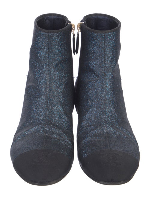 Chanel Interlocking CC Logo Boots