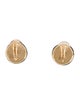 Chanel 2024 Resin CC Clip-On Stud Earrrings
