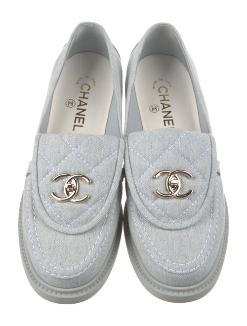 Chanel 2024 Interlocking CC Logo Loafers